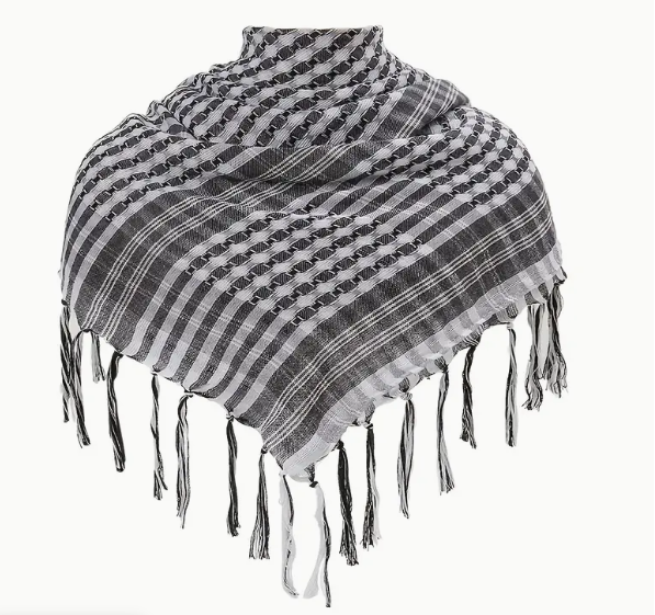 ATHLETIC KEFFIYEH HIJAB - PALESTINE
