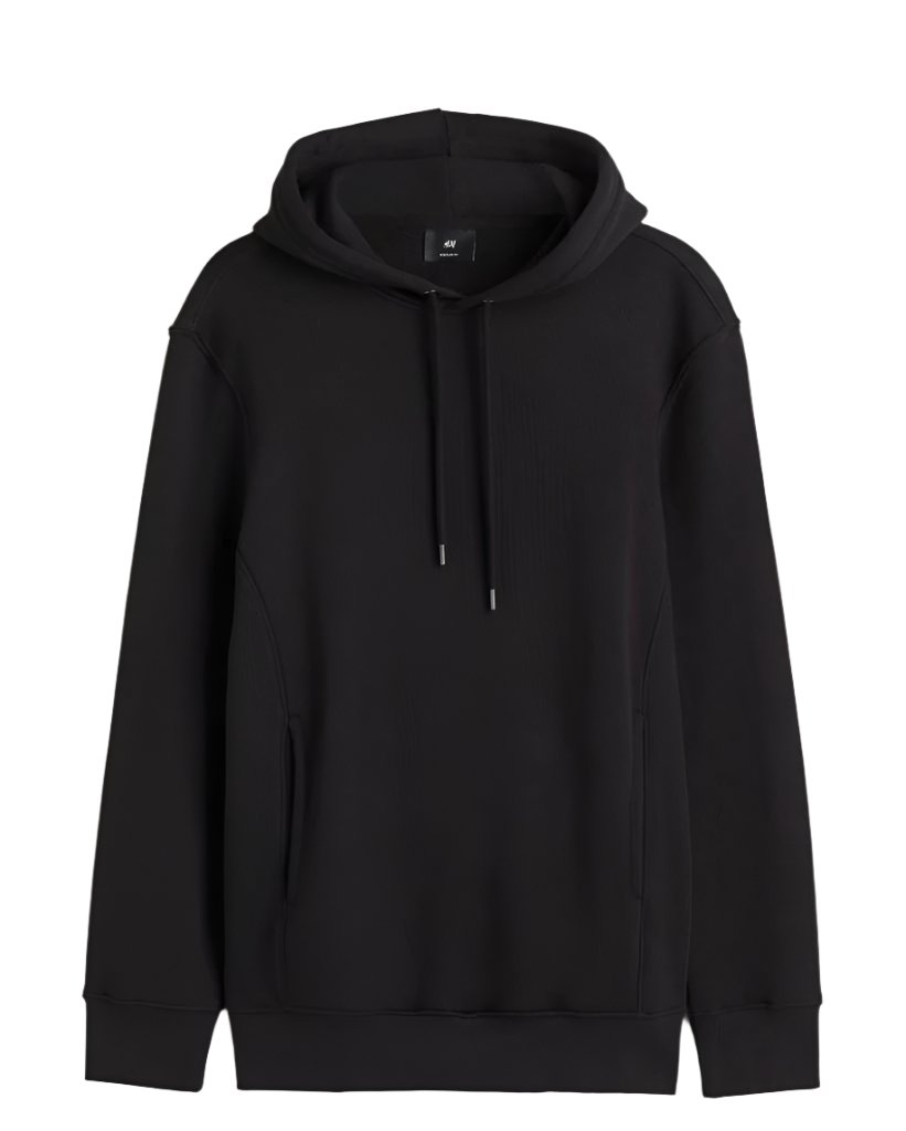 ATHLETIC SPORTS BLACK HOODIE