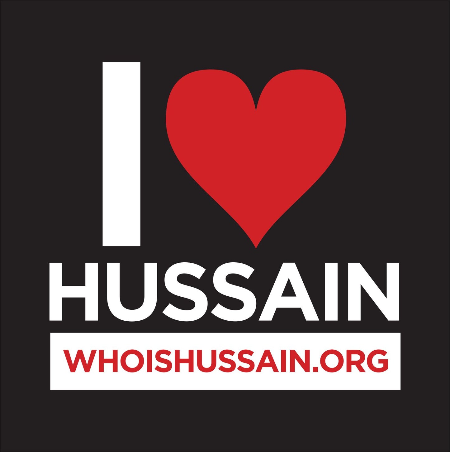 "I love Hussain" T-Shirt