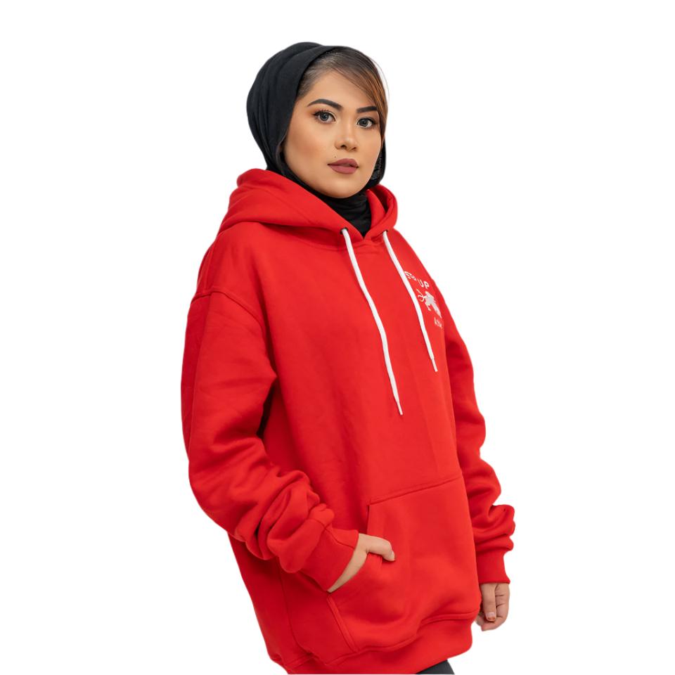STEP UP HOODIE - RED MOUNTAIN