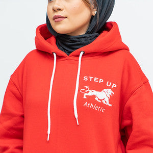 STEP UP HOODIE - RED MOUNTAIN