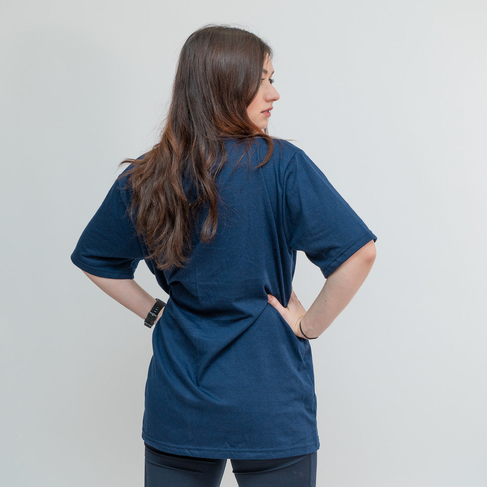 STEP UP BLUE T-SHIRT SHORT SLEEVES - DELTA