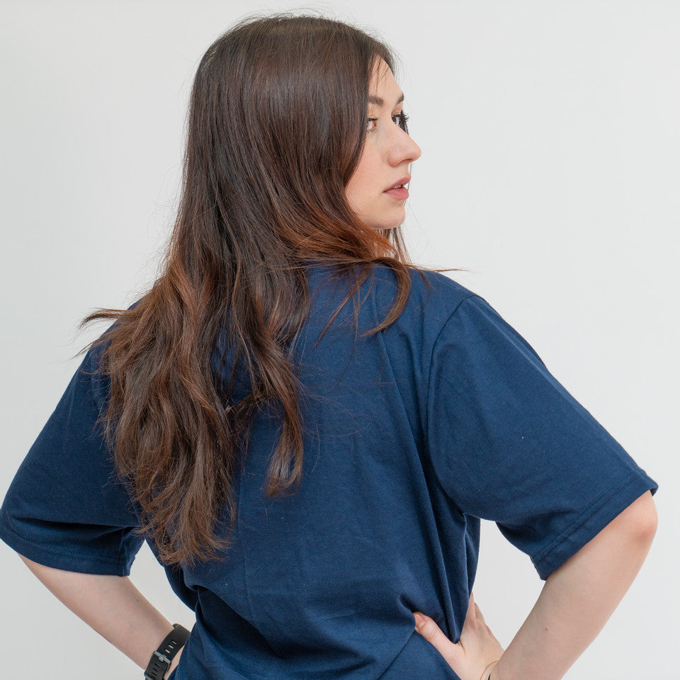 STEP UP BLUE T-SHIRT SHORT SLEEVES - DELTA