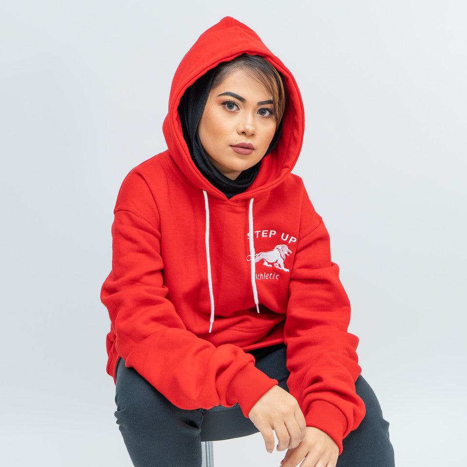 STEP UP HOODIE - RED MOUNTAIN