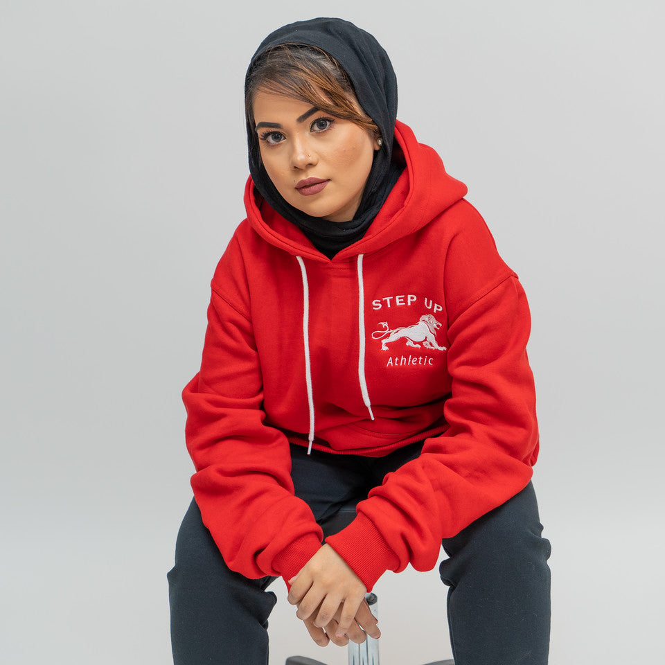 STEP UP HOODIE - RED MOUNTAIN