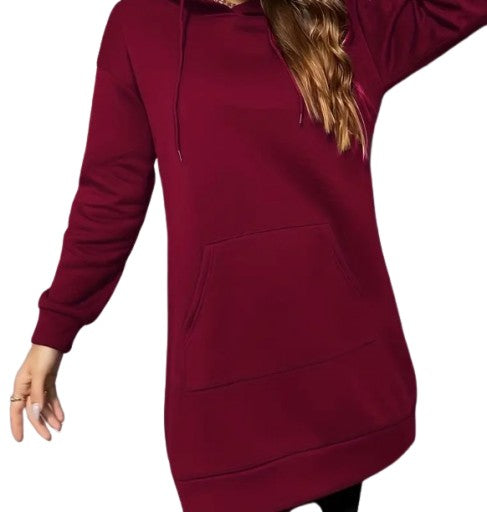 ATHLETIC SPORTS BURGANDY HIJABI HOODIE