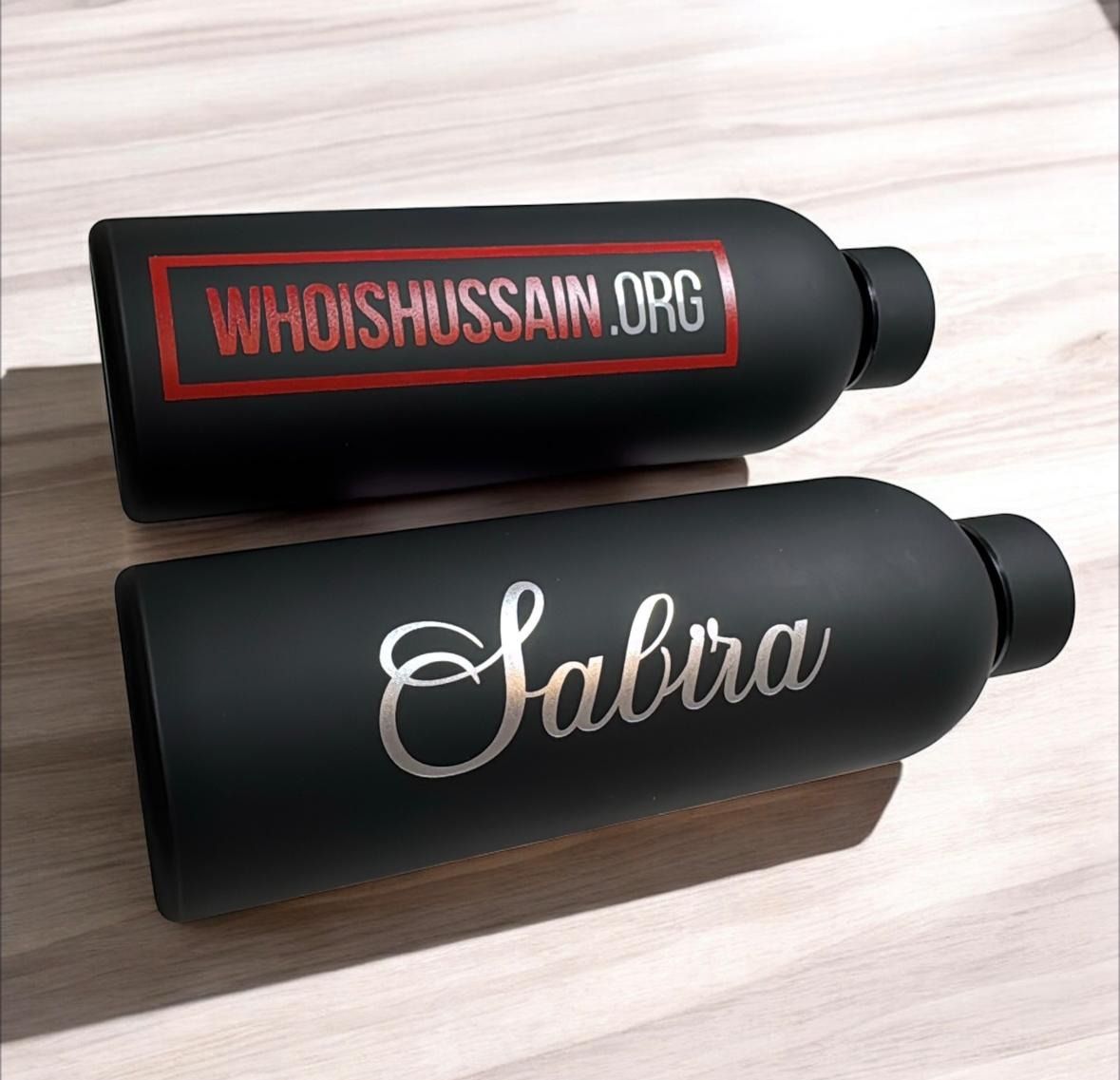 WHOISHUSSAIN Water Bottle