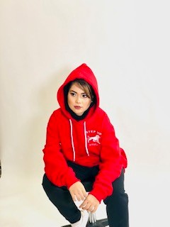 STEP UP HOODIE - RED MOUNTAIN