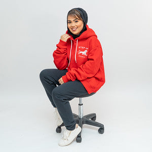 STEP UP HOODIE - RED MOUNTAIN
